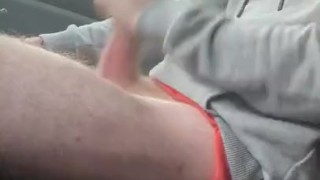 Naughty car outdoor wank - masturbating outside.. see if I got caught! 