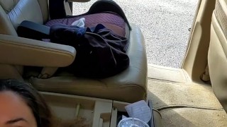 Quick stop roadside fuck!!