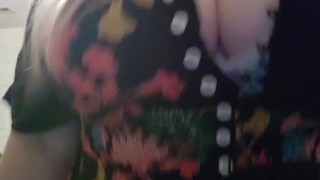 Bouncing my tits in a sundress