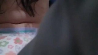 Transgirl pisses pullup diaper and leaks