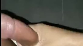 19 year old college teen jerks off in the bathroom