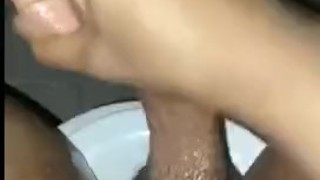 19 year old college teen jerks off in the bathroom