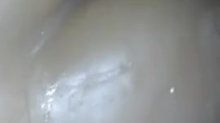 fucking my ebony tight pussy toy