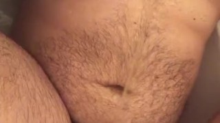 Chubby Teen pisses on himself 