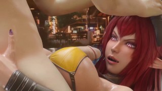 Daemon Girl Titfuck 2 Animation with Sound Big Tits