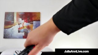 Who's Your Mommy? Hot Milf Julia Ann Milks Cock!