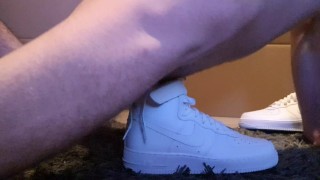 4K - Fuck and cum hard inside Nike Airforce 1 Sneaker