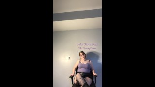 Tiny, Chubby Fishnets and Glasses Goddess Boot Worship