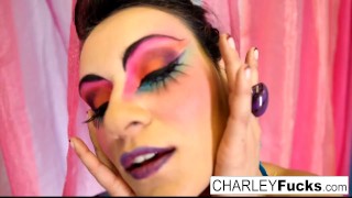 Big tittied Charley Chase teases you with her sultry body!