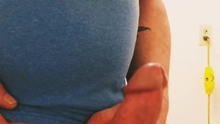 FPOV Thick White Cock Cums