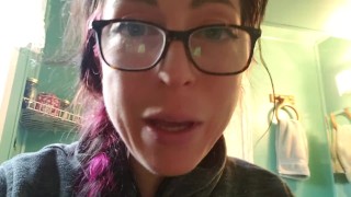 Pissing Onto A Toilet Tube