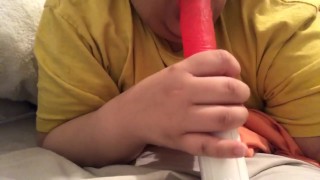 Watch me suck daddy 