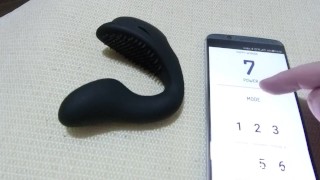 REMOTE CONTROL MY VIBRATOR IN PUBLIC PLACE RESTAURANT