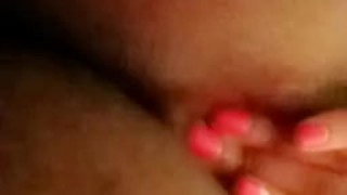 Wet and ready for daddy