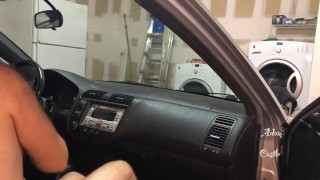 Stud N Briefs Cleans Car Windows 2