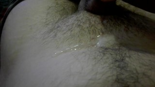 19 Year Old Horny Guy Jerks Off, Cums, Continues Jerking!