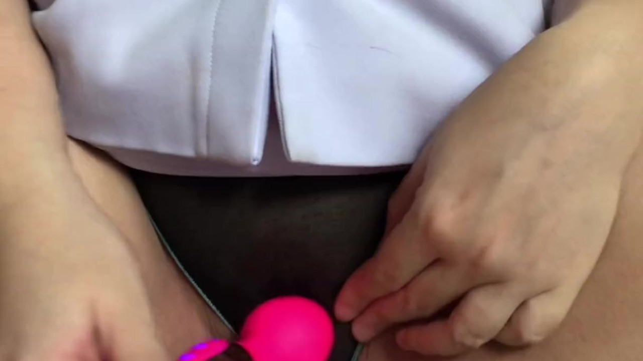 Thai nurse and her sex toy