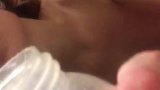 Hot babe drinks titty milk