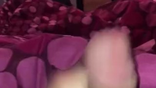 Morning masturbation with cumshoot 