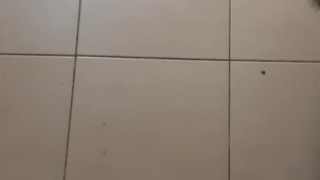 Cumming on  floor