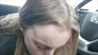 Blowjob / My Protein Shot Outside in the Car Park