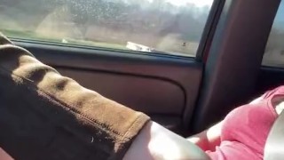 Playing for trucker