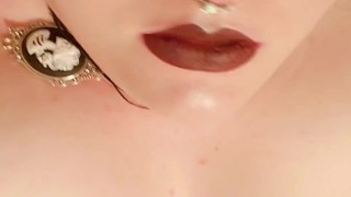 BBW cums with roommate home