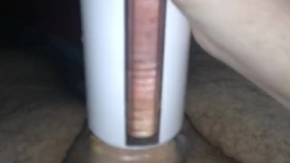 Cumming inside of my Fleshlight 