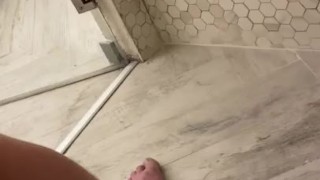 Cumming in the shower on vacation