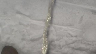 Nice Yellow Morning Pee In Snow