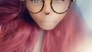 Freaky Sexy Snapchat Goddess Ebony Teen Plays And Teases Her Big Tits Hot Video - Mastermeat1