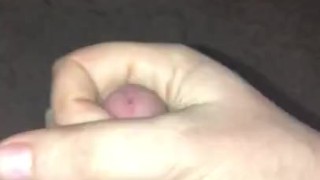 Amateur teen quick solo with moaning