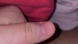 Wake up with a hard on now wanking