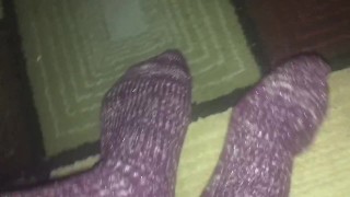 purple socks 