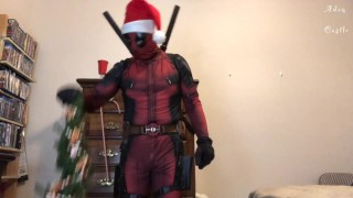 Deadpool Humps & Whacks Off X-mas Tree & Other Decorations