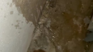 Arab Male Peeing in closed down factory. عربي يتبول 