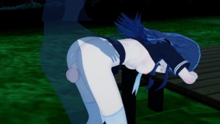 3D Hentai - Karla Kure Fuck in the Park - Kengan Ashura