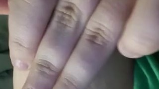 fat slut plays with her nipples on command