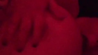 playing with boobs