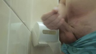 Masturbation in toilet 