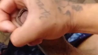 Jacking my cock of again
