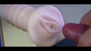 Amateur Guy Destroys Tight FlashLight Pussy - Gift From My StepSister