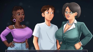 SummertimeSaga MUSIC TEACHER'S STRIP-PART 71 By MissKitty2K