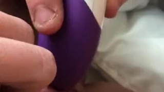 Boyfriend Edges My Clit With Toy And His Tongue