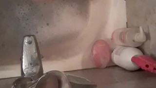 Shower masturbating 