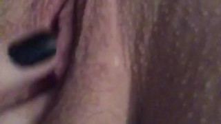 Fucking pussy with vibrator