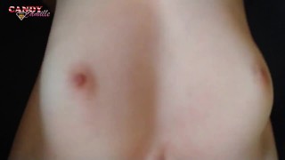 I make this amateur teen squirts, so she lets me fill her pussy with cum