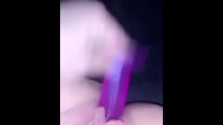 Teen Cums And Squirts on Dildo