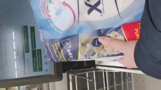 Public foot tease 