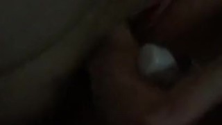 Vibrating cock ring dildo solo masturbation